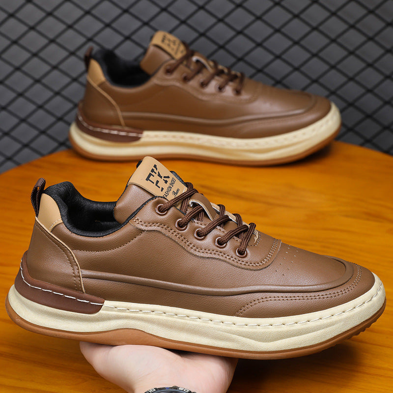 👞【39-44】2025 Modne męskie retro miękkie skórzane buty casualowe Wygodne i oddychające chodzenie bez zmęczenia
