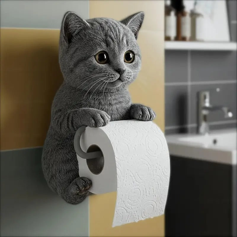 š±ćDescuento por nuevo productoćLindo porta rollo de papel higiĆ©nico con temĆ”tica de gato