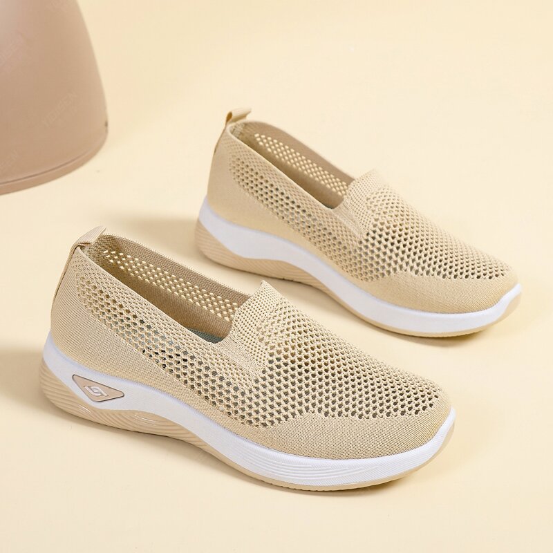 🔥🥿【36-41】Damskie buty typu slip-on, damskie wygodne, casualowe buty z miękką podeszwą – lekkie, przewiewne, idealne na lato