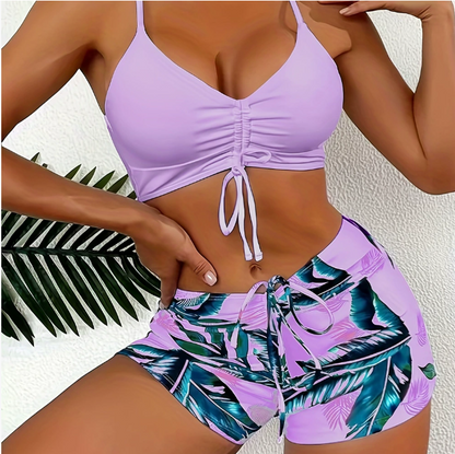 🏊‍👙【S-2XL】🌴 Modny, seksowny, nadrukowany, duży kostium kąpielowy bikini, szybkoschnący i wygodny