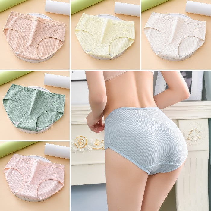 ✨🩲【Promocja ograniczona czasowo】💖🛒(7 sztuk) Wygodne i proste antybakteryjne majtki damskie z wysokim stanem