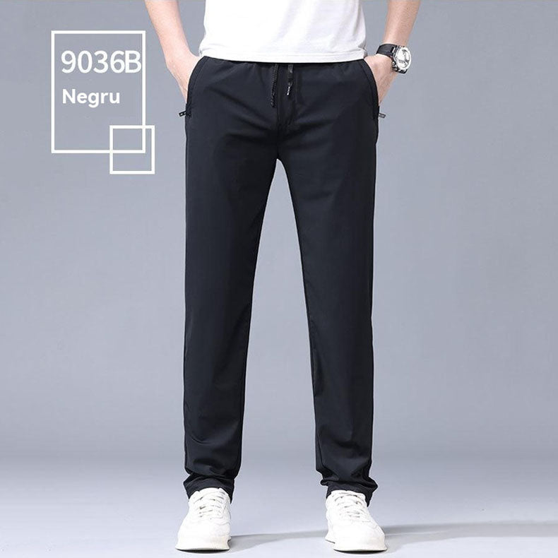 🔥【Kup 1, a 1 dostaniesz gratis】👖【40-115 kg】Nowe spodnie z elastycznego jedwabiu na wiosnę i lato 2025