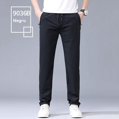 🔥【Kup 1, a 1 dostaniesz gratis】👖【40-115 kg】Nowe spodnie z elastycznego jedwabiu na wiosnę i lato 2025