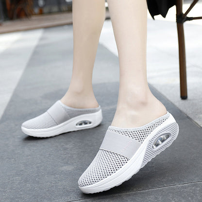 👡🛒【Nowy produkt w obniżonej cenie]】💖🎁【35-43]】Buty z poduszką powietrzną z siateczki Hollow 2025 o wysokiej elastyczności bez męczącego chodzenia