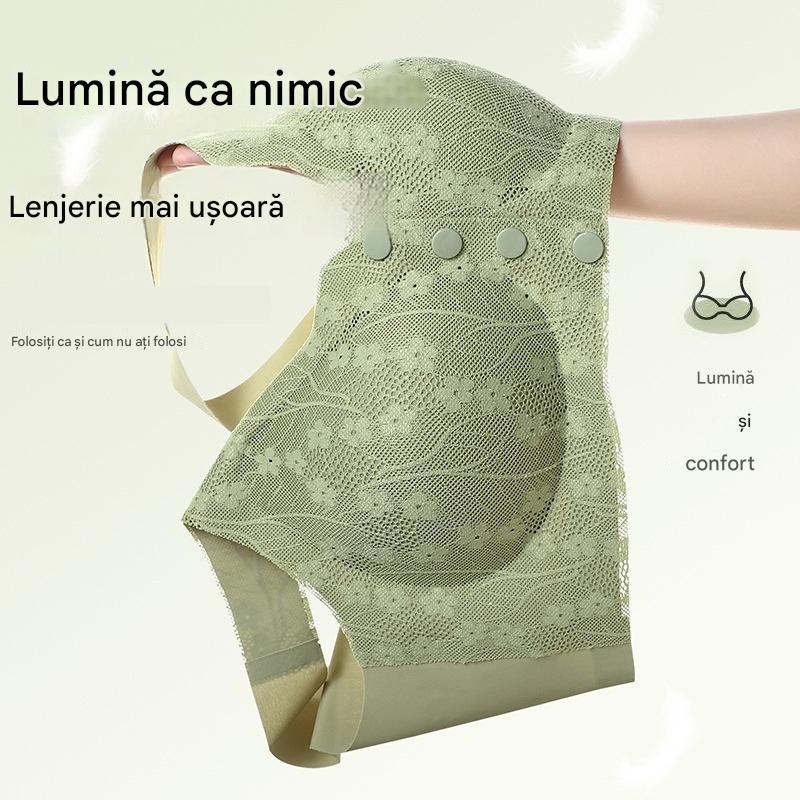 😍【Pakiet 2 sztuk】Biustonosz damski zapinany z przodu, bez fiszbin, miękkie, wygodne i oddychające ❤️【40-100kg】