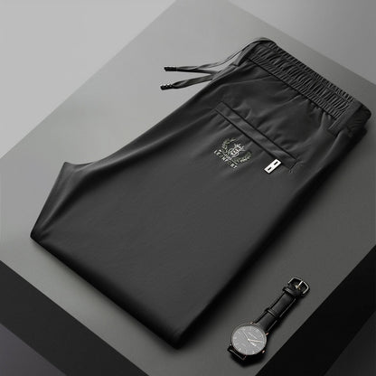 🔥【Kup 1, a 1 dostaniesz gratis】👖【40-115 kg】Nowe spodnie z elastycznego jedwabiu na wiosnę i lato 2025