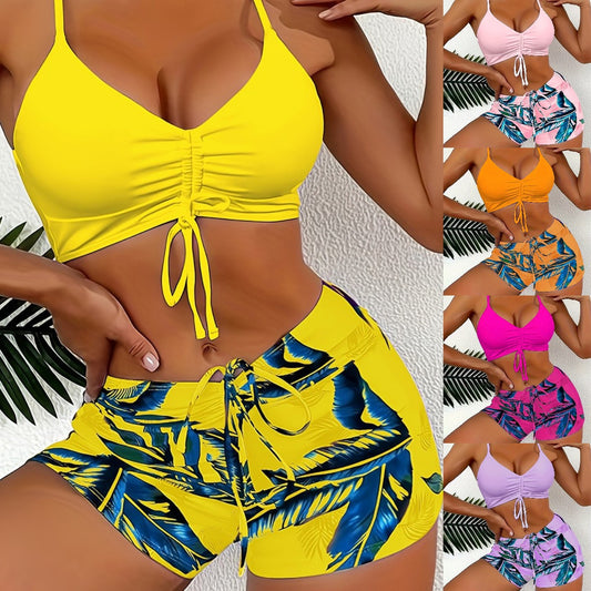 🏊‍👙【S-2XL】🌴 Modny, seksowny, nadrukowany, duży kostium kąpielowy bikini, szybkoschnący i wygodny