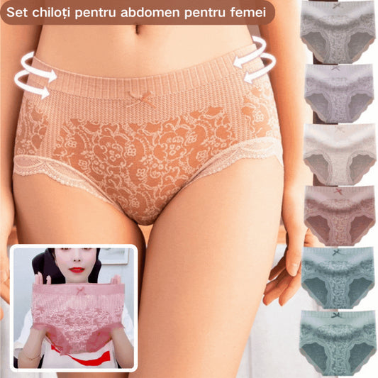 🔥【Compre 8 y obtenga 8 gratis】🔥Ropa interior antibacteriana que absorbe la humedad de cintura alta para mujer