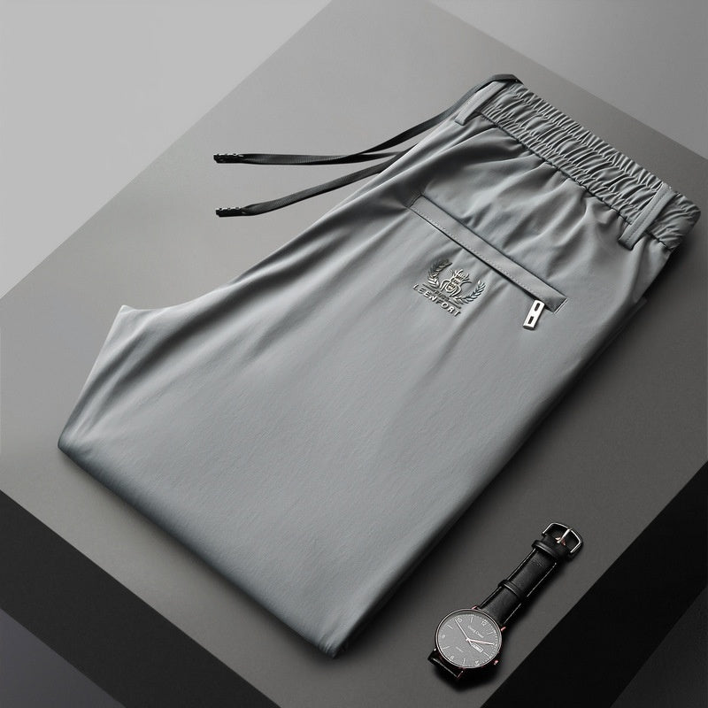 🔥【Kup 1, a 1 dostaniesz gratis】👖【40-115 kg】Nowe spodnie z elastycznego jedwabiu na wiosnę i lato 2025