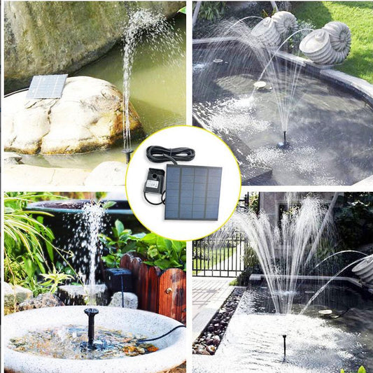 ⛲Nova sončna fontana-vrtna dekoracija