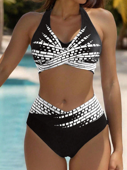 【✨Rabat ograniczony czasowo】👙 Nowy modny kostium kąpielowy bikini, dostępny w wielu kolorach, szybkoschnące i wygodne