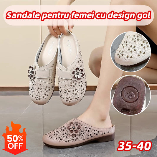 👠🔥🔥【35-40】2025 Lato Damskie Nowe Modne Trójwymiarowe Kwiatowe Wygodne Zamknięte Toe Birkenstocks, oddychający i nie duszący