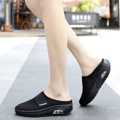 👡🛒【Nowy produkt w obniżonej cenie]】💖🎁【35-43]】Buty z poduszką powietrzną z siateczki Hollow 2025 o wysokiej elastyczności bez męczącego chodzenia