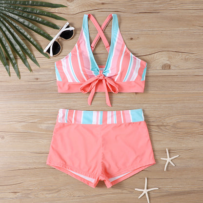 🏊‍👙🌴Elegancki, drukowany, oversize'owy kostium kąpielowy