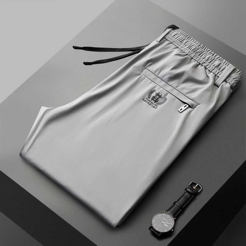 🔥【Kup 1, a 1 dostaniesz gratis】👖【40-115 kg】Nowe spodnie z elastycznego jedwabiu na wiosnę i lato 2025