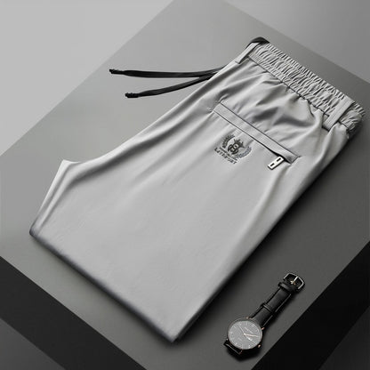 🔥【Kup 1, a 1 dostaniesz gratis】👖【40-115 kg】Nowe spodnie z elastycznego jedwabiu na wiosnę i lato 2025
