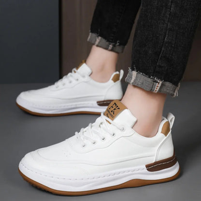 👞【39-44】2025 Modne męskie retro miękkie skórzane buty casualowe Wygodne i oddychające chodzenie bez zmęczenia