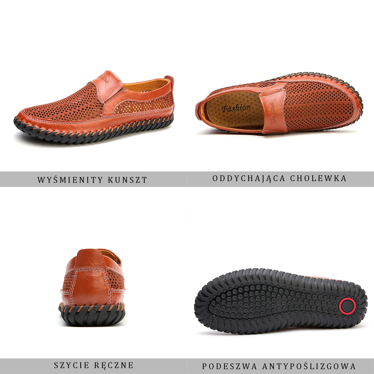 【38-48】👞Nowe męskie buty ze skóry siatkowej na wiosnę i lato - duże rozmiary - prawdziwa skóra bydlęca, odporne na pot i nieprzyjemny zapach, oddychające i wygodne--3646277