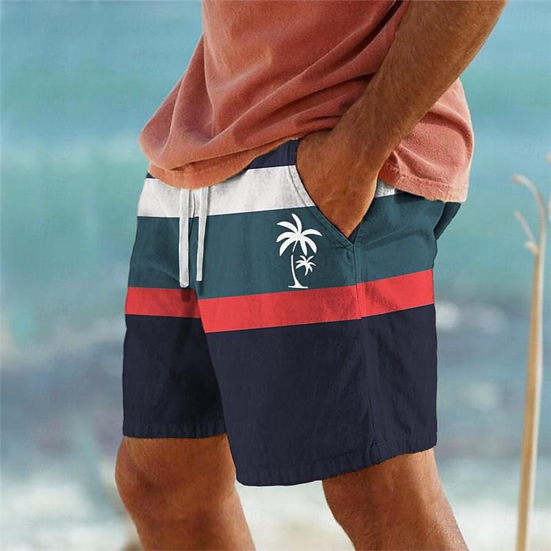 🎉🏊‍♂️【S-6XL】Modne męskie spodenki kąpielowe z nadrukiem 2025, swobodne i wygodne spodenki plażowe