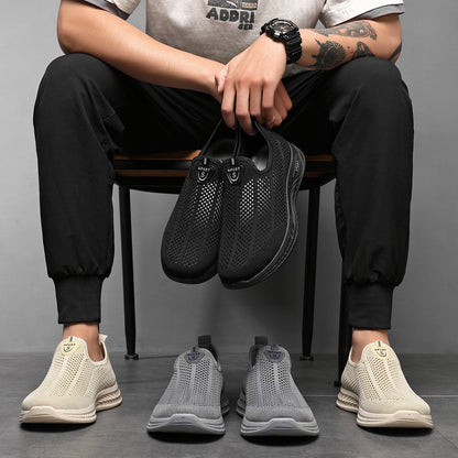 🏆Vânzare de vară🔥【39-44】Pantofi casual din plasă pentru bărbați, respirabili și confortabili, antiderapanți, ușor de purtat