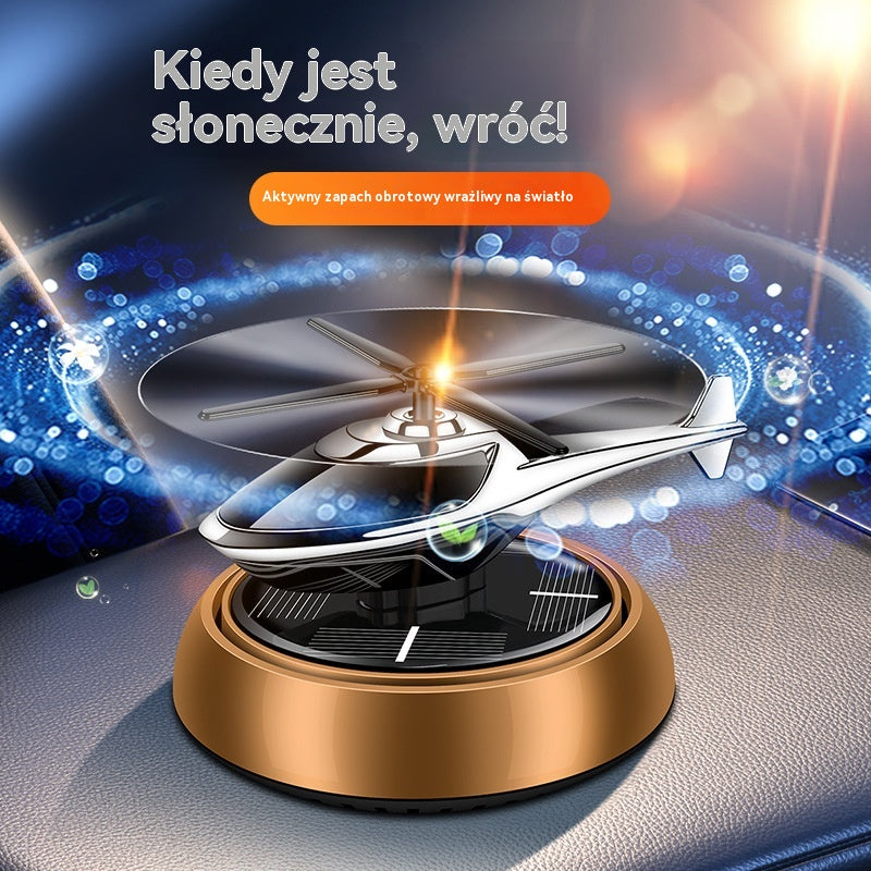 🔥🔥【Kup 1, otrzymaj 1 gratis】Samochodowe ozdoby w kształcie samolotu zasilane energią słoneczną, innowacyjna aromaterapia słoneczna, mogą się obracać, gdy świeci słońce, długotrwały zapach