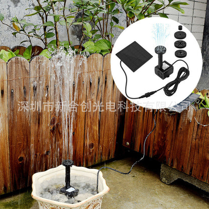 ⛲Nova sončna fontana-vrtna dekoracija