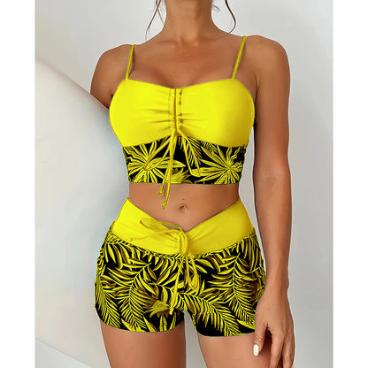 🏊‍👙【Gorące produkty】🌴 Elegancki kostium kąpielowy z nadrukiem w dużym rozmiarze, stylowy i wygodny dwuczęściowy kostium kąpielowy