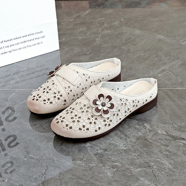 👠🔥🔥【35-40】2025 Lato Damskie Nowe Modne Trójwymiarowe Kwiatowe Wygodne Zamknięte Toe Birkenstocks, oddychający i nie duszący