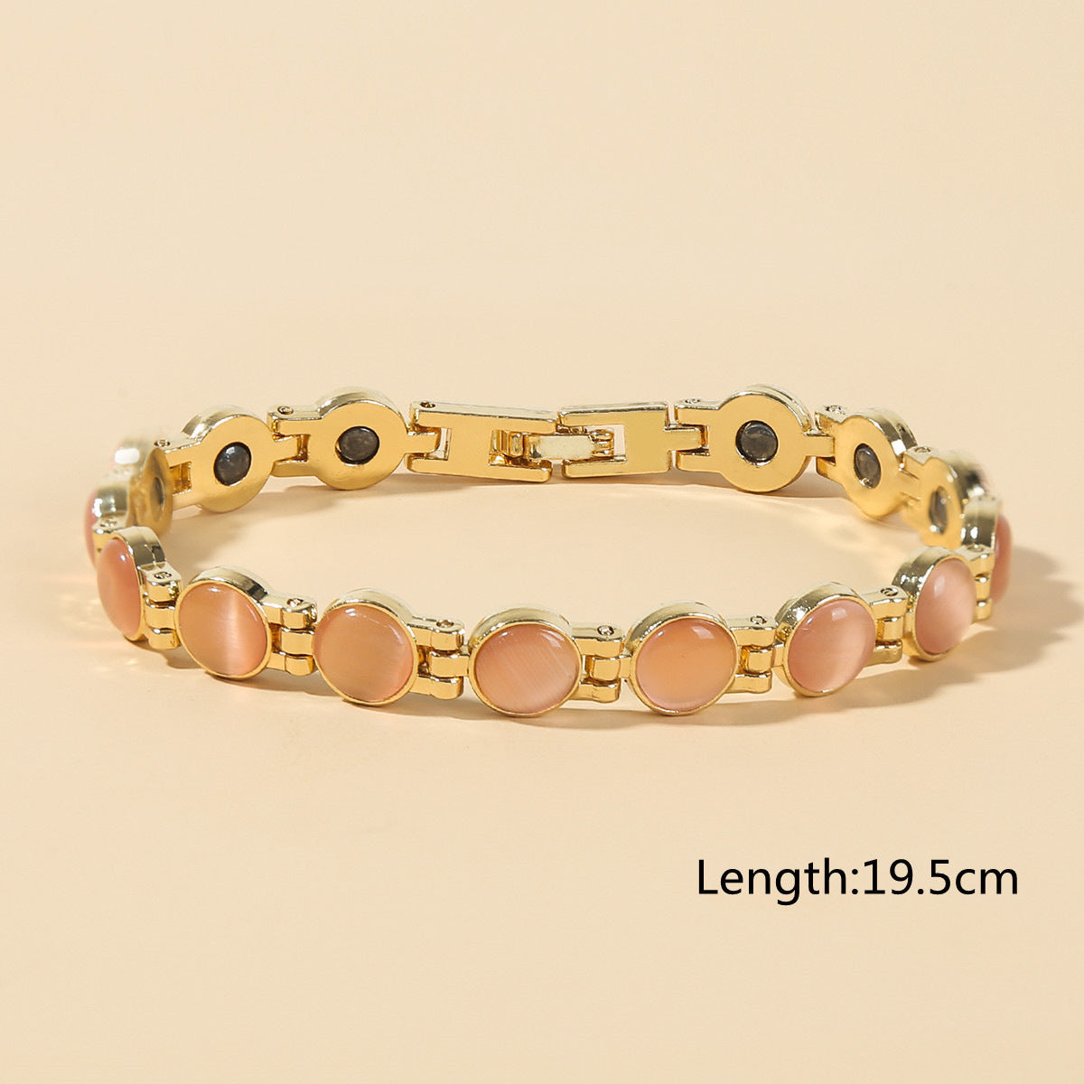 🎁💖【Najlepiej sprzedające się nowe produkty】Elegancka magnetyczna bransoletka ze złotymi kamieniami kociego oka