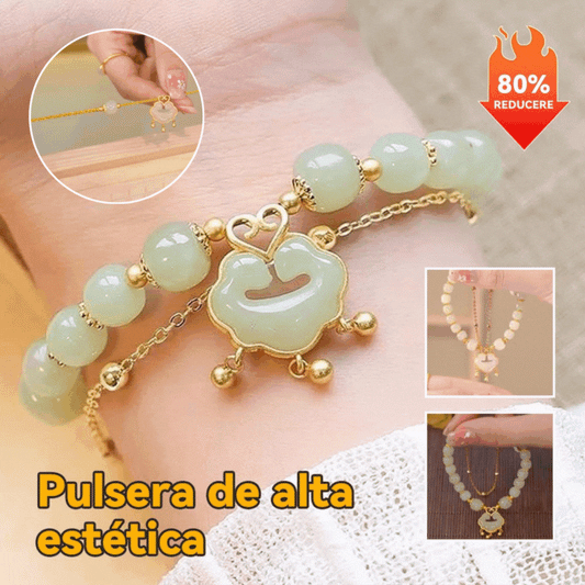 ✨【Nowy produkt w obniżonej cenie】Nowa bransoletka z 14-karatowego złota z jadeitu hetian