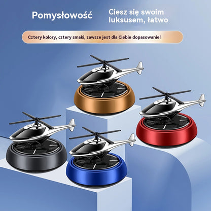 🔥🔥【Kup 1, otrzymaj 1 gratis】Samochodowe ozdoby w kształcie samolotu zasilane energią słoneczną, innowacyjna aromaterapia słoneczna, mogą się obracać, gdy świeci słońce, długotrwały zapach
