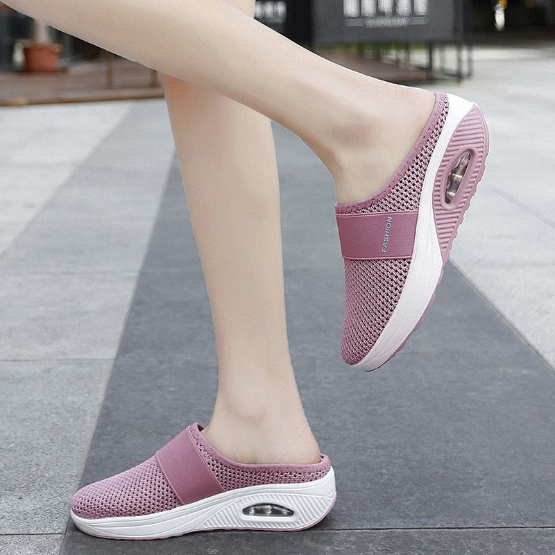 👡😍🎁【Nov izdelek po znižani ceni】💖 [35-43] Čevlji z zračno blazino Hollow mesh 2025 z visoko elastičnostjo in brez utrujenosti pri hoji