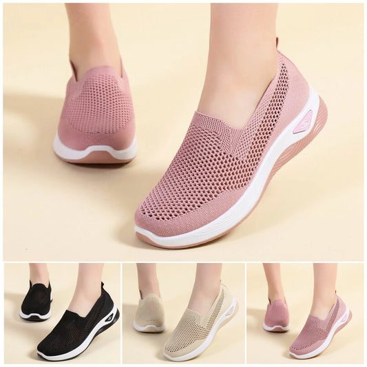 🔥🥿【36-41】Damskie buty typu slip-on, damskie wygodne, casualowe buty z miękką podeszwą – lekkie, przewiewne, idealne na lato