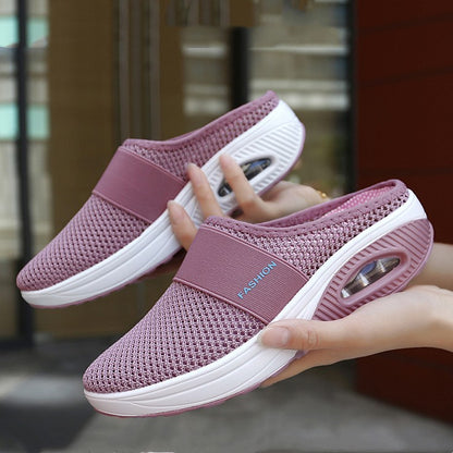 👡🛒【Nowy produkt w obniżonej cenie]】💖🎁【35-43]】Buty z poduszką powietrzną z siateczki Hollow 2025 o wysokiej elastyczności bez męczącego chodzenia