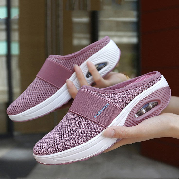 👡😍🎁【Nov izdelek po znižani ceni】💖 [35-43] Čevlji z zračno blazino Hollow mesh 2025 z visoko elastičnostjo in brez utrujenosti pri hoji