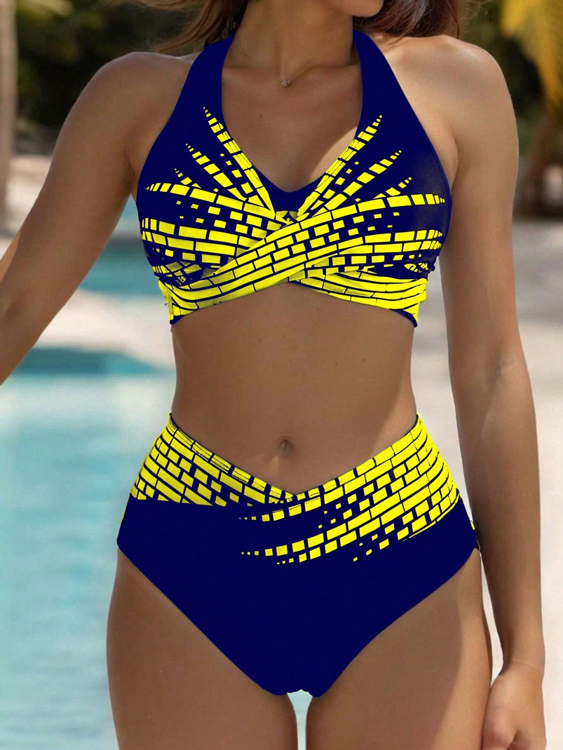 【✨Rabat ograniczony czasowo】👙 Nowy modny kostium kąpielowy bikini, dostępny w wielu kolorach, szybkoschnące i wygodne